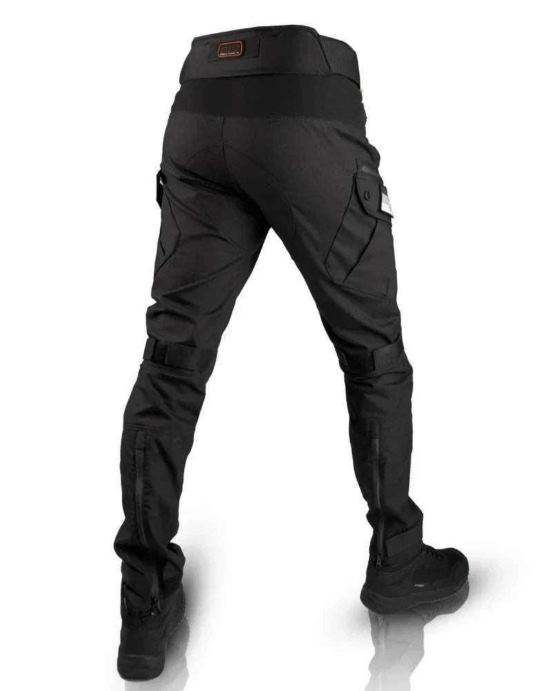 Herrens Cargo Byxor Taktisk Design med Flera Fickor 3