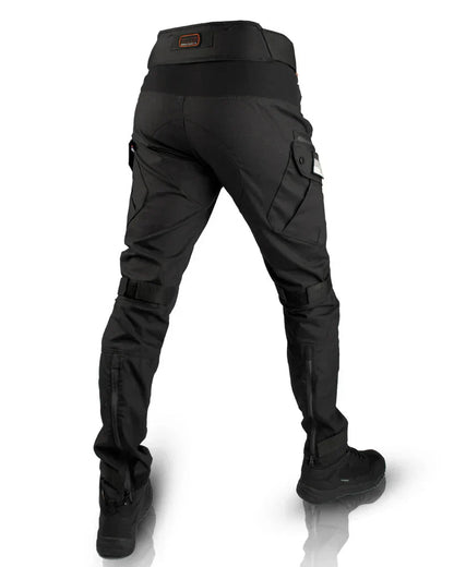 Herrens Cargo Byxor Taktisk Design med Flera Fickor 3