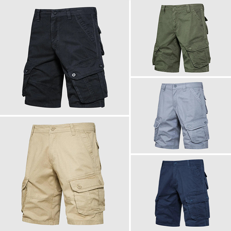 Herrens Cargo Shorts Militärinspirerad Stil 6