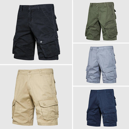 Herrens Cargo Shorts Militärinspirerad Stil 6