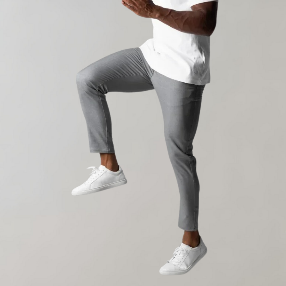 Herrens Chinos Byxor Komfortabel Stil 6