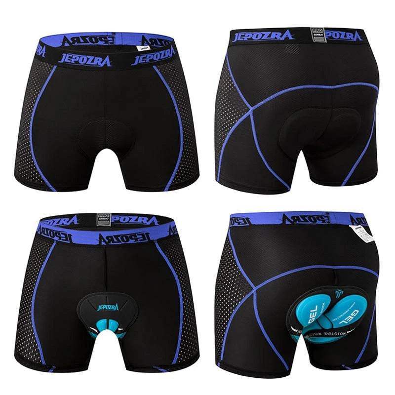 Herrens Cykelshorts med 4D Gel Pad och Andningsbart Material 1