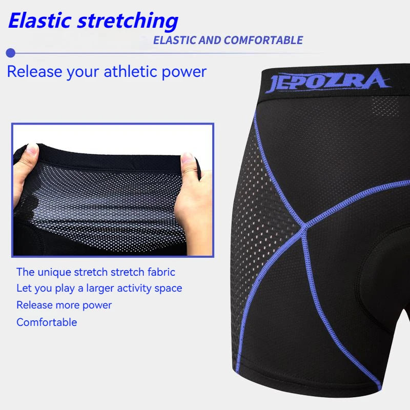 Herrens Cykelshorts med 4D Gel Pad och Andningsbart Material 4