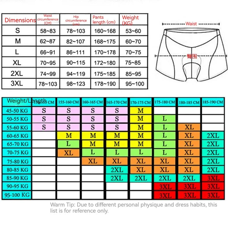 Herrens Cykelshorts med 4D Gel Pad och Andningsbart Material 5