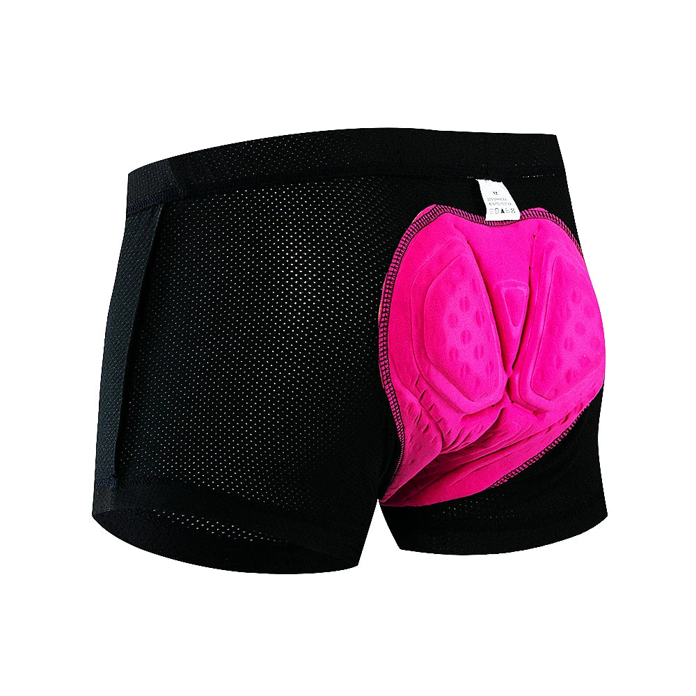 Herrens Cykelshorts med Andningsbart Material och Gelkudde 6