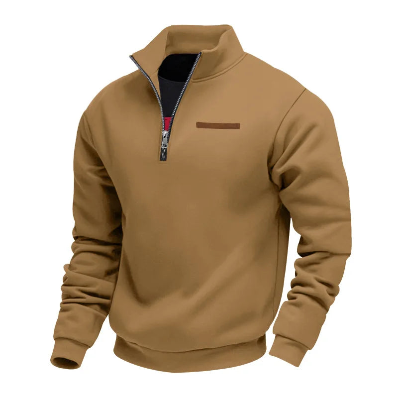 Herrens Fleecetröja Casual Modern Design 1