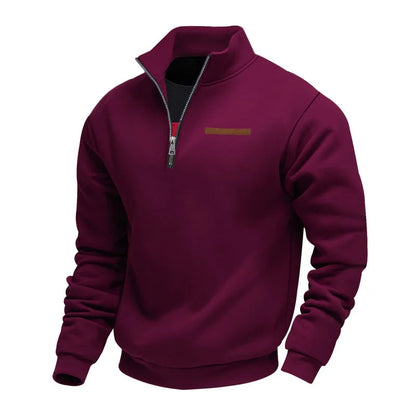 Herrens Fleecetröja Casual Modern Design 4
