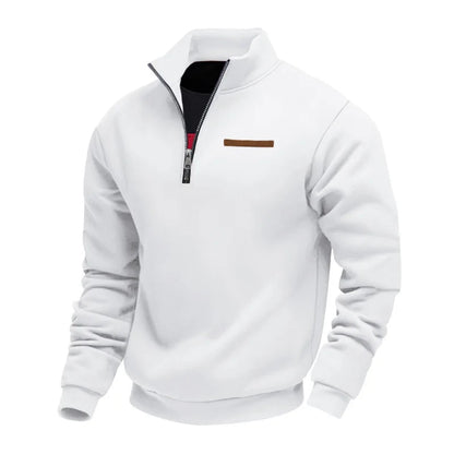 Herrens Fleecetröja Casual Modern Design 5
