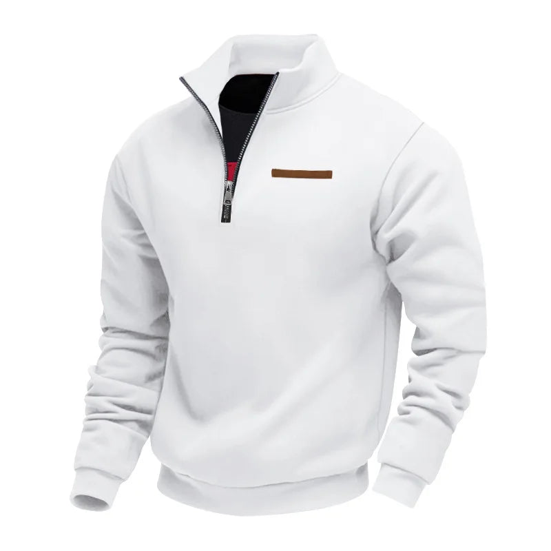 Herrens Fleecetröja Casual Modern Design 5