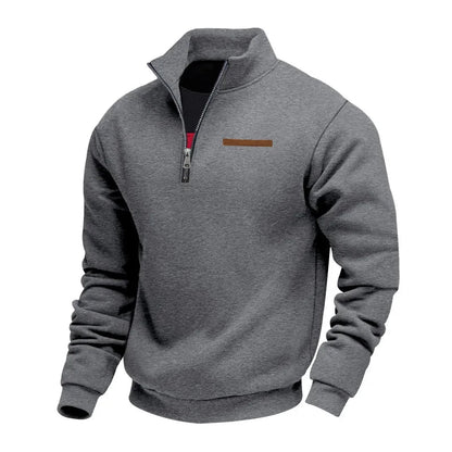 Herrens Fleecetröja Casual Modern Design 7