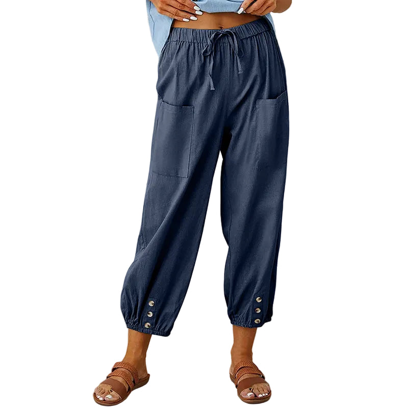 Herrens Fritidsbyxor Mid Waist 0
