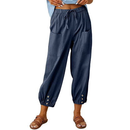 Herrens Fritidsbyxor Mid Waist 0