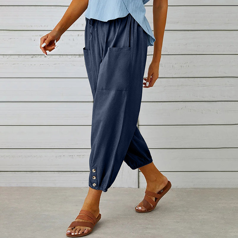 Herrens Fritidsbyxor Mid Waist 1