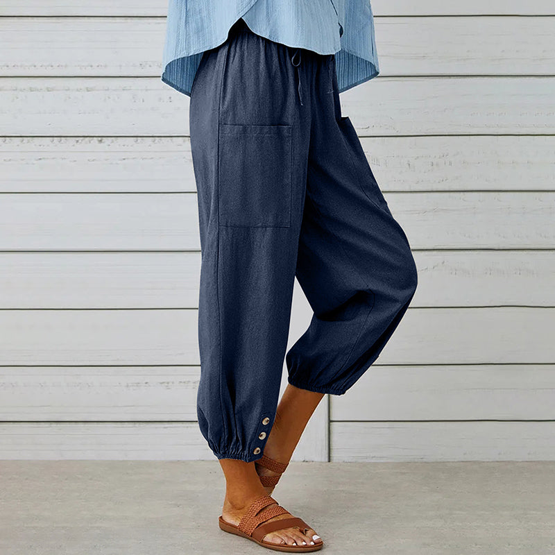Herrens Fritidsbyxor Mid Waist 2