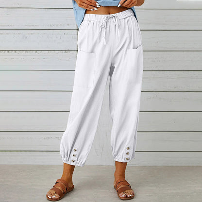Herrens Fritidsbyxor Mid Waist 9