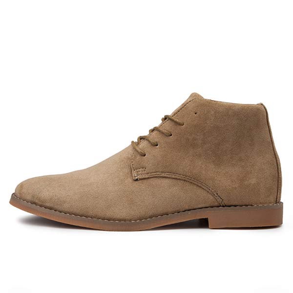 Herrens Halvhöga Skor i Suede Stilren Design 2