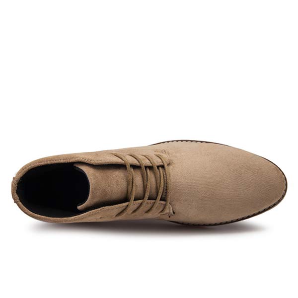 Herrens Halvhöga Skor i Suede Stilren Design 3