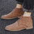 Herrens Halvhöga Skor i Suede Stilren Design 8