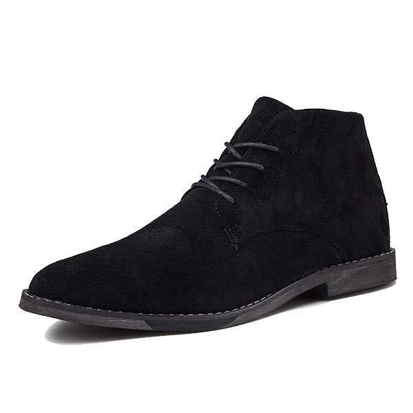 Herrens Halvhöga Skor i Suede Stilren Design 9