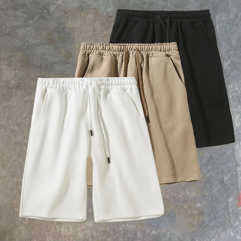 Herrens Knälånga Shorts Avslappnad Stil 1