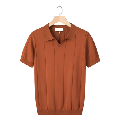 Herrens Kortärmad Polo V-ringad 0