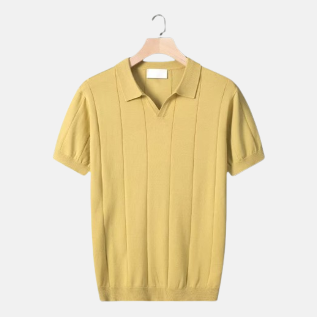 Herrens Kortärmad Polo V-ringad 10