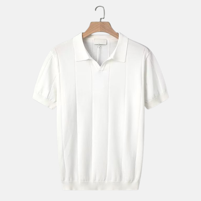 Herrens Kortärmad Polo V-ringad 9