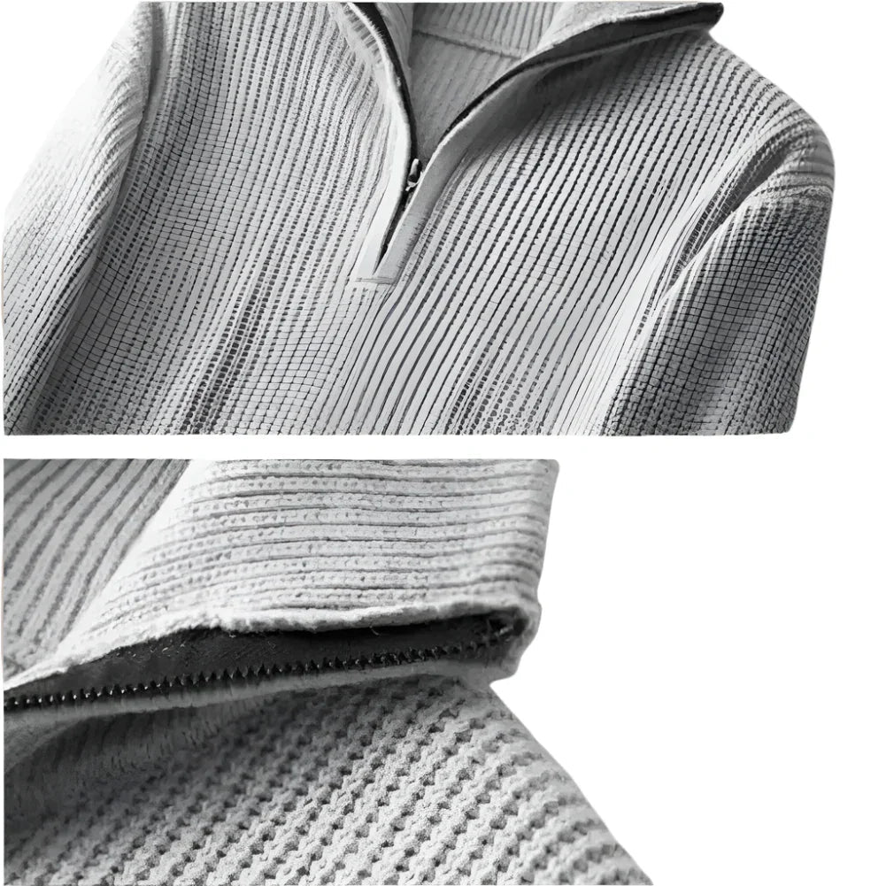 Herrens Kvartsdragkedja Jumper Stilren 4