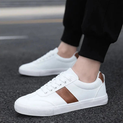 Herrens Lågtopps Sneakers Minimalistisk Design 1
