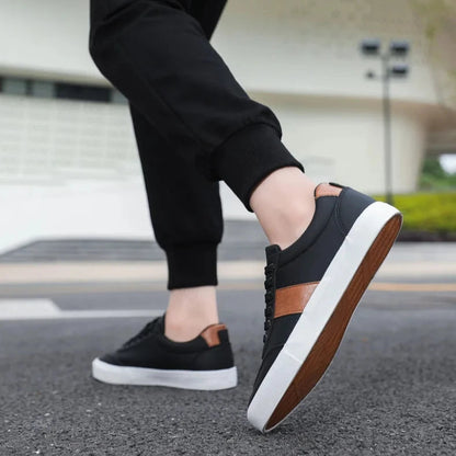 Herrens Lågtopps Sneakers Minimalistisk Design 3