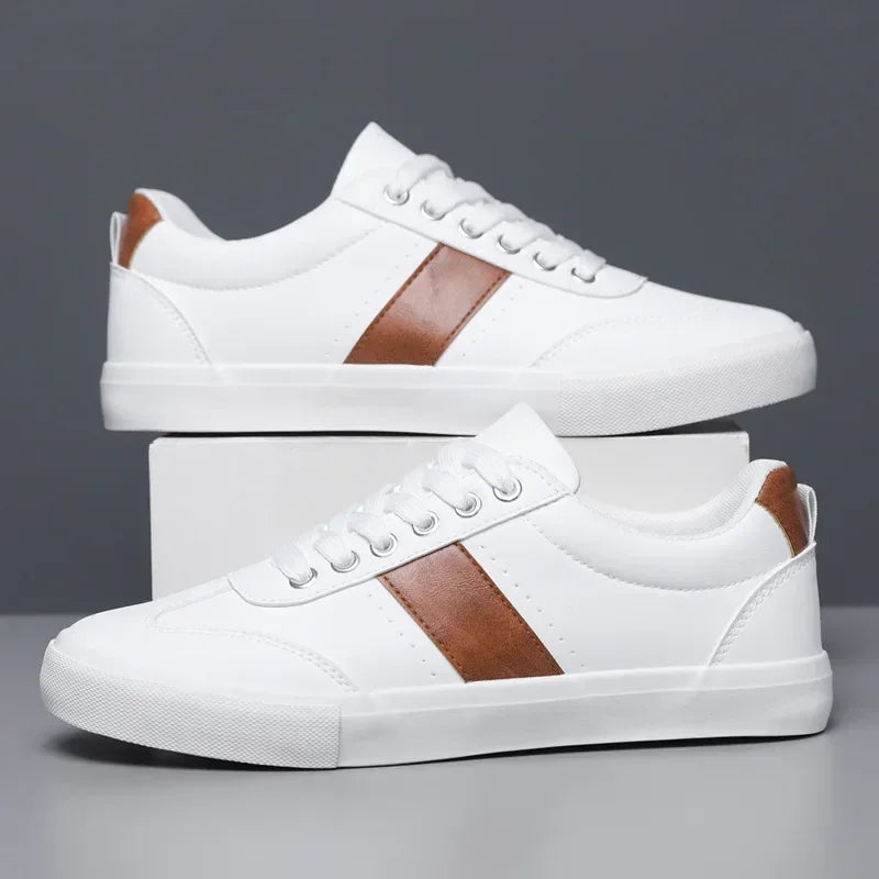 Herrens Lågtopps Sneakers Minimalistisk Design 4