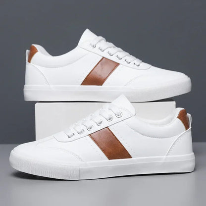 Herrens Lågtopps Sneakers Minimalistisk Design 4