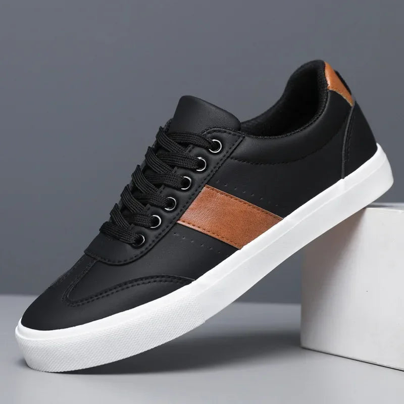 Herrens Lågtopps Sneakers Minimalistisk Design 5