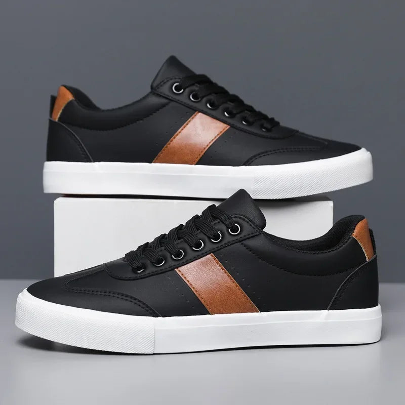 Herrens Lågtopps Sneakers Minimalistisk Design 6