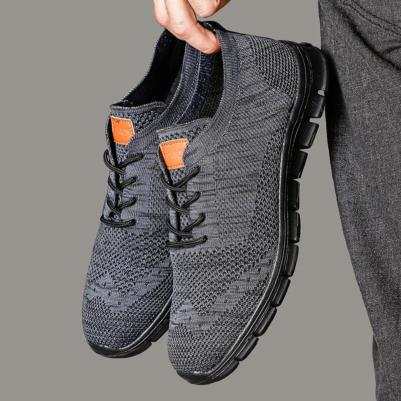 Herrens Lätta Sneakers Andningsbara Casual Skor 5