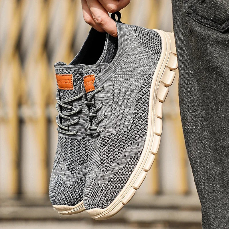 Herrens Lätta Sneakers Andningsbara Casual Skor 6