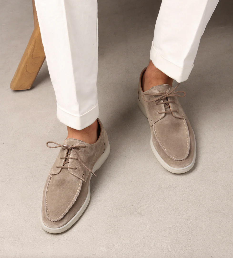 Herrens Loafers Klassisk Design Läder 4