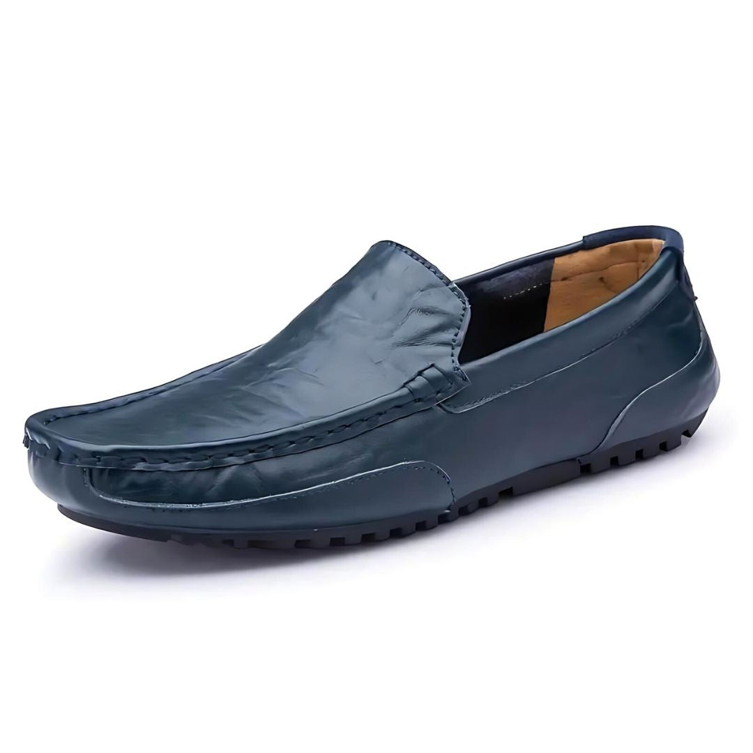 Herrens Loafers Läder Elegant Komfort 7
