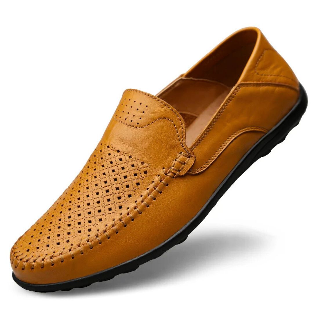 Herrens Loafers i Läder med Luftflöde 1