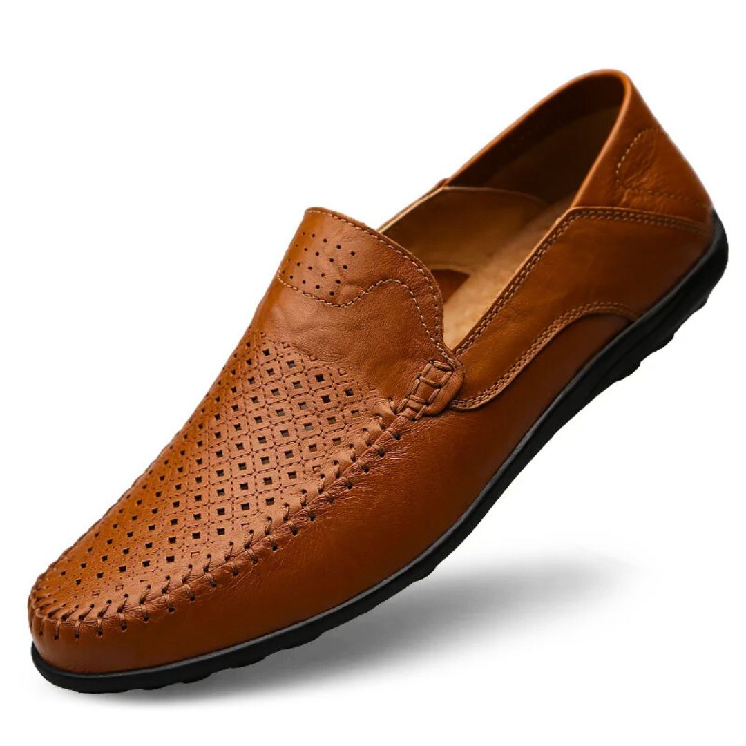 Herrens Loafers i Läder med Luftflöde 2