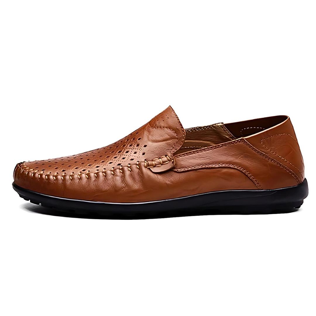 Herrens Loafers i Läder med Luftflöde 3