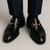 Herrens Loafers i Läder med Slimmad Design 3