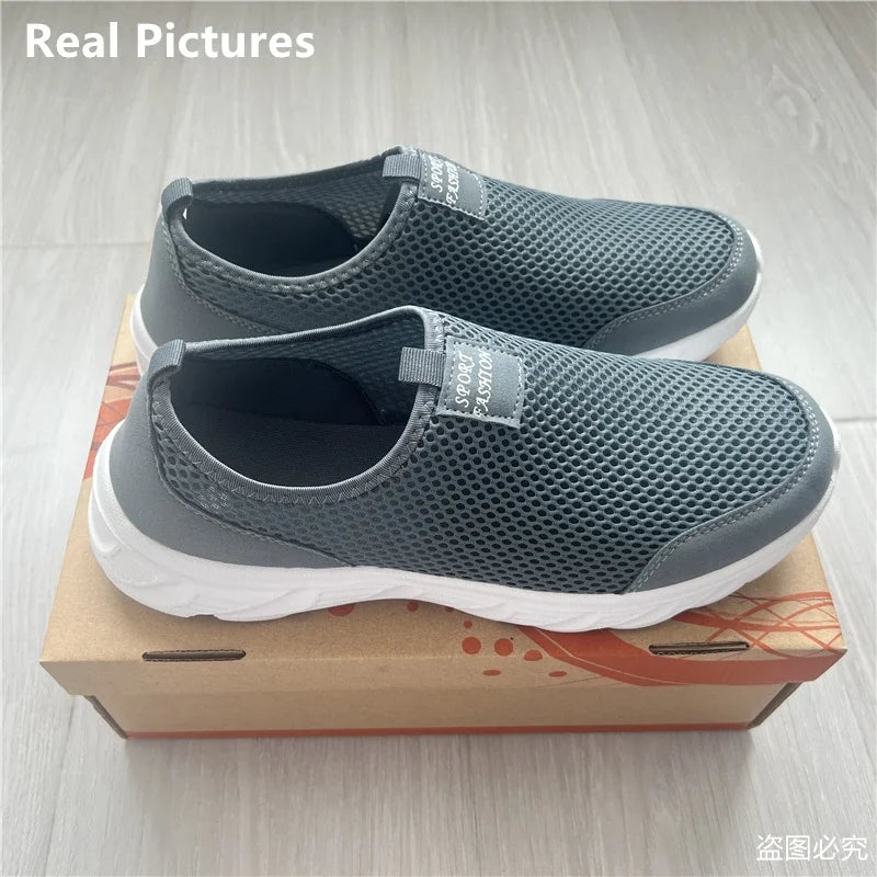 Herrens Löparskor Slip-On Mesh EVA för Sommaraktiviteter 5