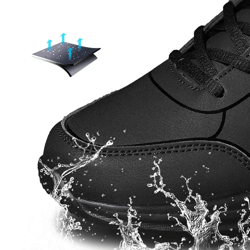 Herrens Löparskor Vinter Andningsbara Sneakers Syntetiska Material 1