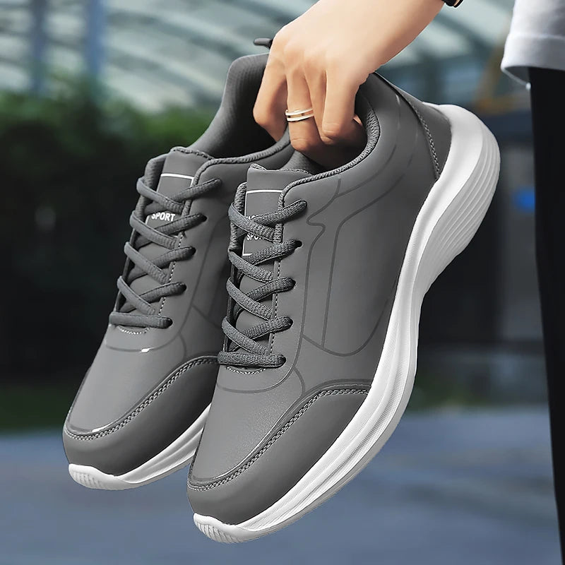 Herrens Löparskor Vinter Andningsbara Sneakers Syntetiska Material 4
