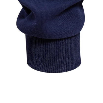 Herrens Polo Sweatshirt med Retro Stil 8