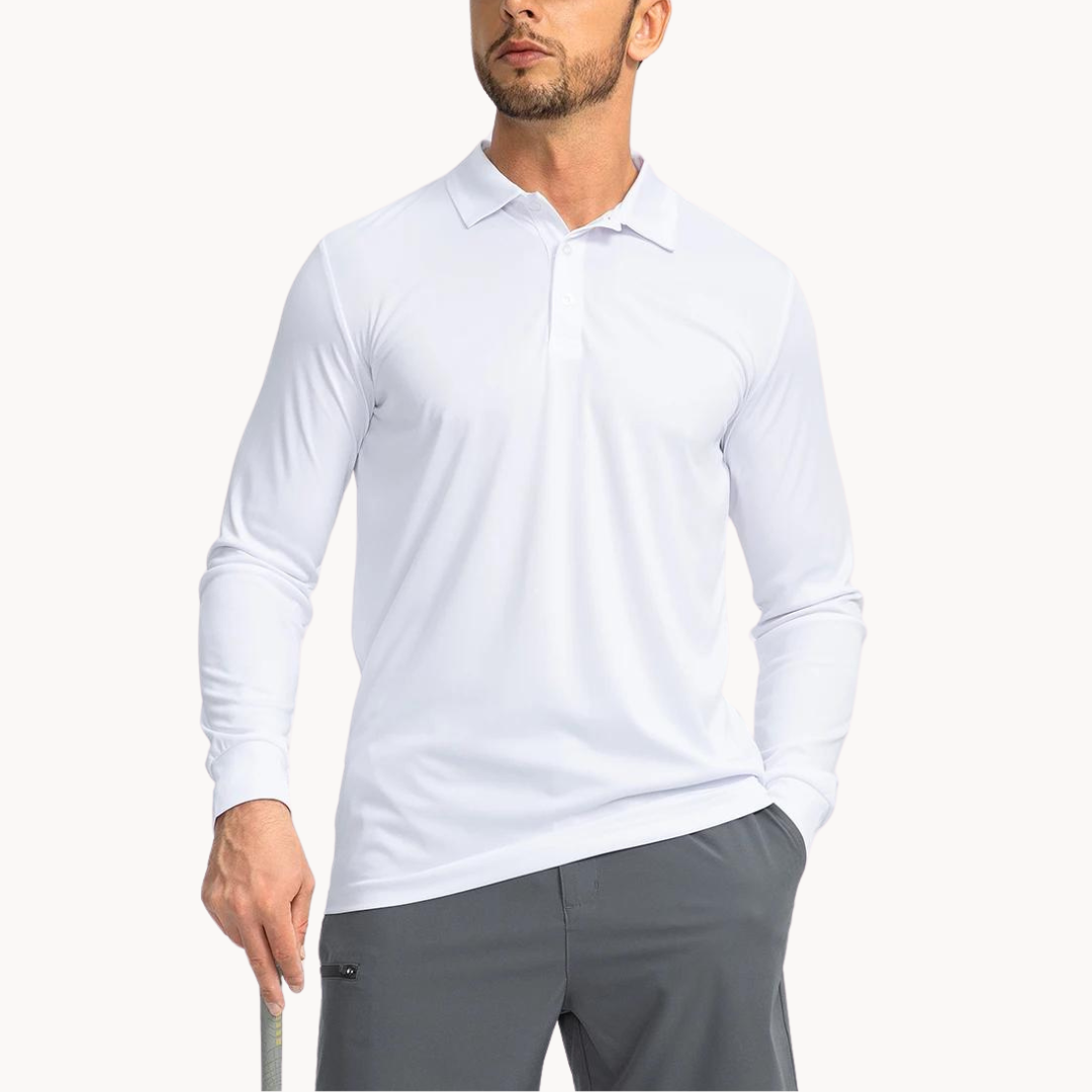Herrens Polo T-shirt med Klassisk Krage 0