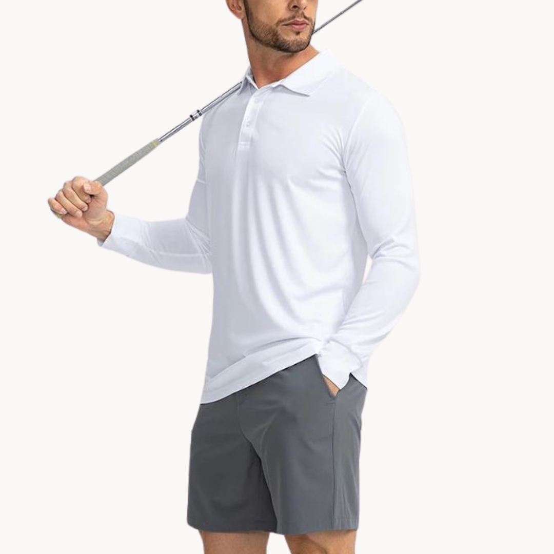 Herrens Polo T-shirt med Klassisk Krage 6