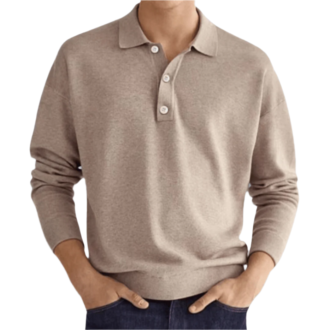 Herrens Polohemd Modern Design Mjuk Tyg 0