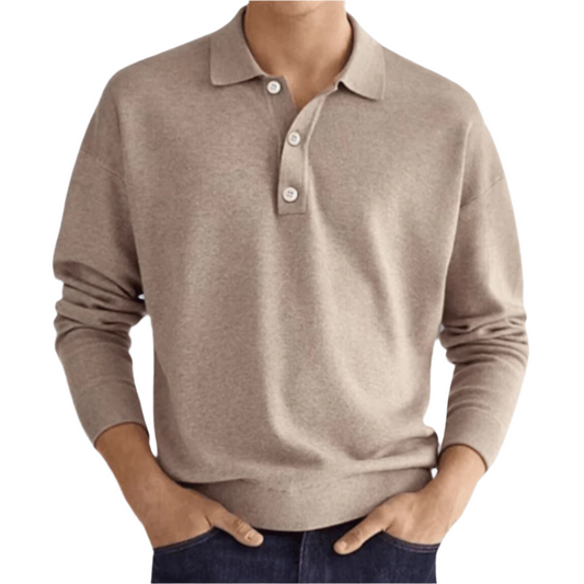 Herrens Polohemd Modern Design Mjuk Tyg 0